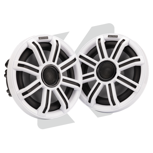KICKER 53MMC84 MM 8-Inch RGBW Marine Speakers