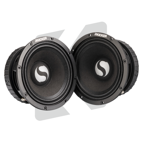 KICKER 53STR65MR4 Street Series STR 6.5-Inch Round Midrange 4Ω