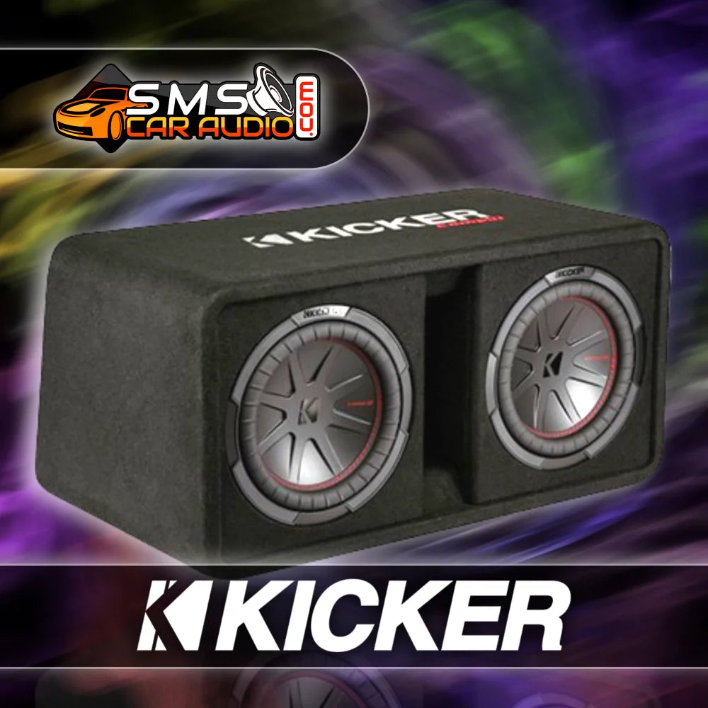 Kicker Audio Dual 10’ Compr Enclosure - Kicker Car Audio