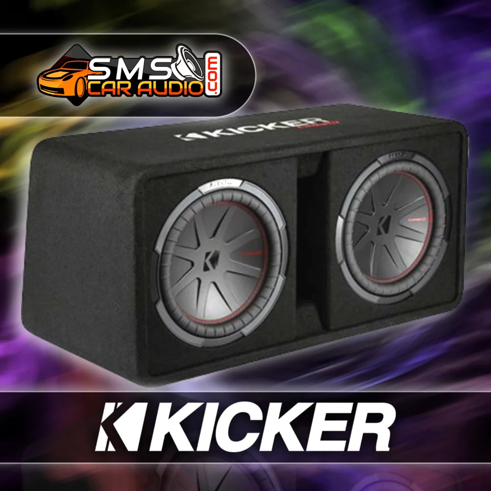 Kicker Audio Dual 12’ Compr Enclosure - Car