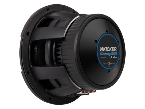 Kicker CompQ 10-inch subwoofer side view