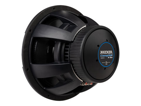 Kicker CompQ 15-inch subwoofer side view