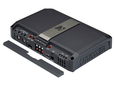 Kicker LX1200.5 5-Channel Amplifier left view