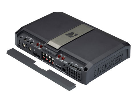 Kicker LX1300.7 7-Channel Amplifier left view