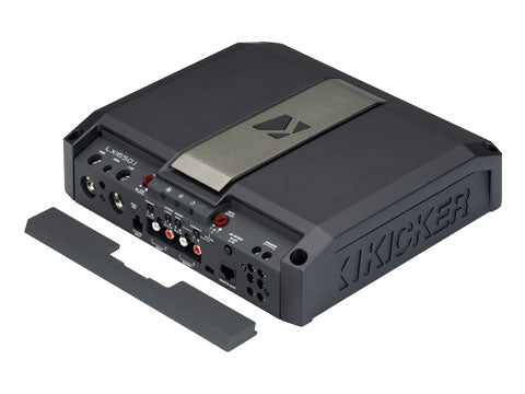 Kicker LX Series mono amplifier left view