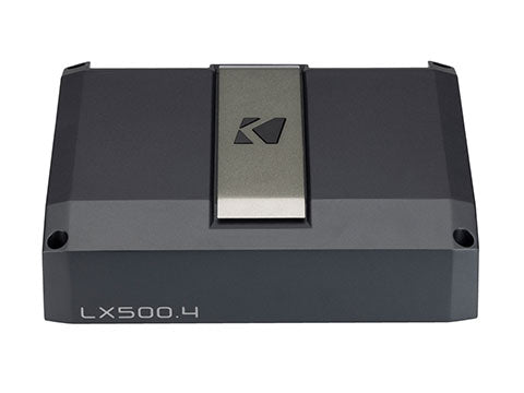 Kicker LX500.4 4-Channel Amplifier front view