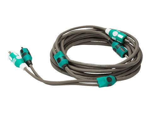 Kicker 47KMIY marine RCA Y-adapter and coupler kit