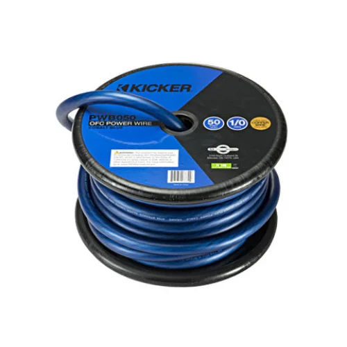 Kicker Pwb050 Power Wire – Premium Blue Cable Tinned Ofc