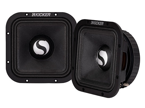 KICKER ST7MR 7-inch square PA midrange speakers pair