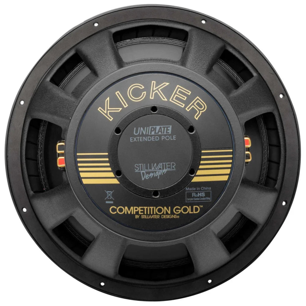 Kicker Gold 15’ Subwoofer Dvc 4 - ohm 800 Watt Rms
