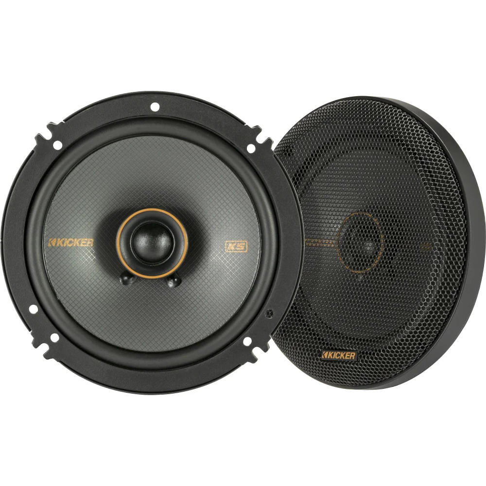 Ks 6.5’ Coaxial Speaker Pair - 6.5’ Speakers Kicker Car