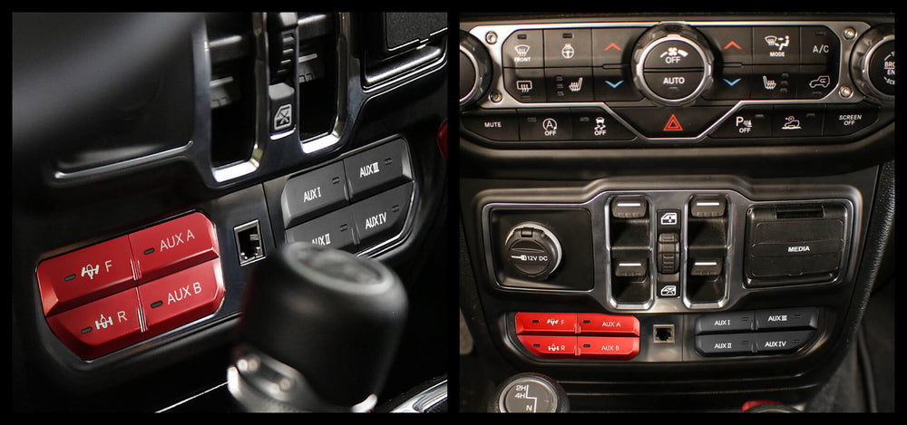 LASFIT LO-JPS01 Jeep auxiliary switch panel bank kit