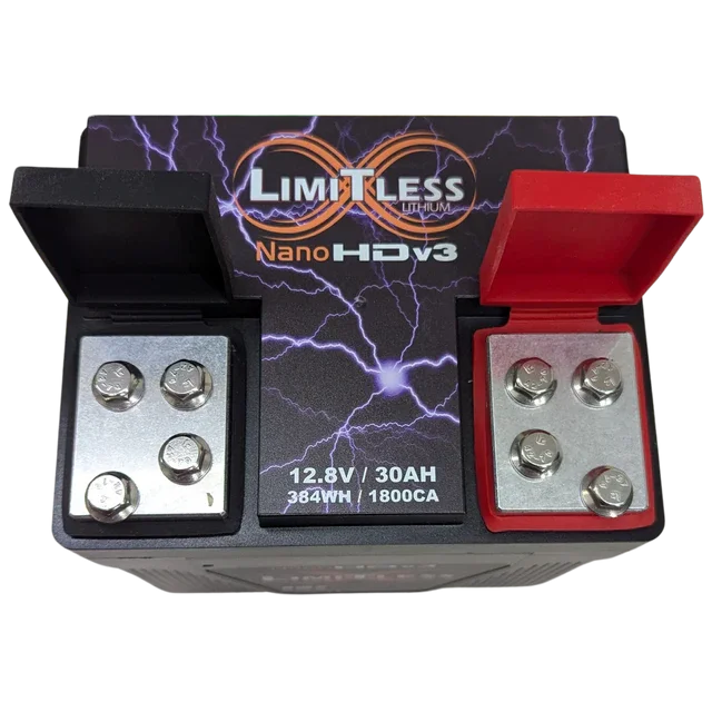 Limitless Lithium Nano -hdv3 30ah Motorcycle / Power Sports