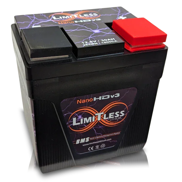 Limitless Lithium Nano-hdv3 30ah Motorcycle/powersports