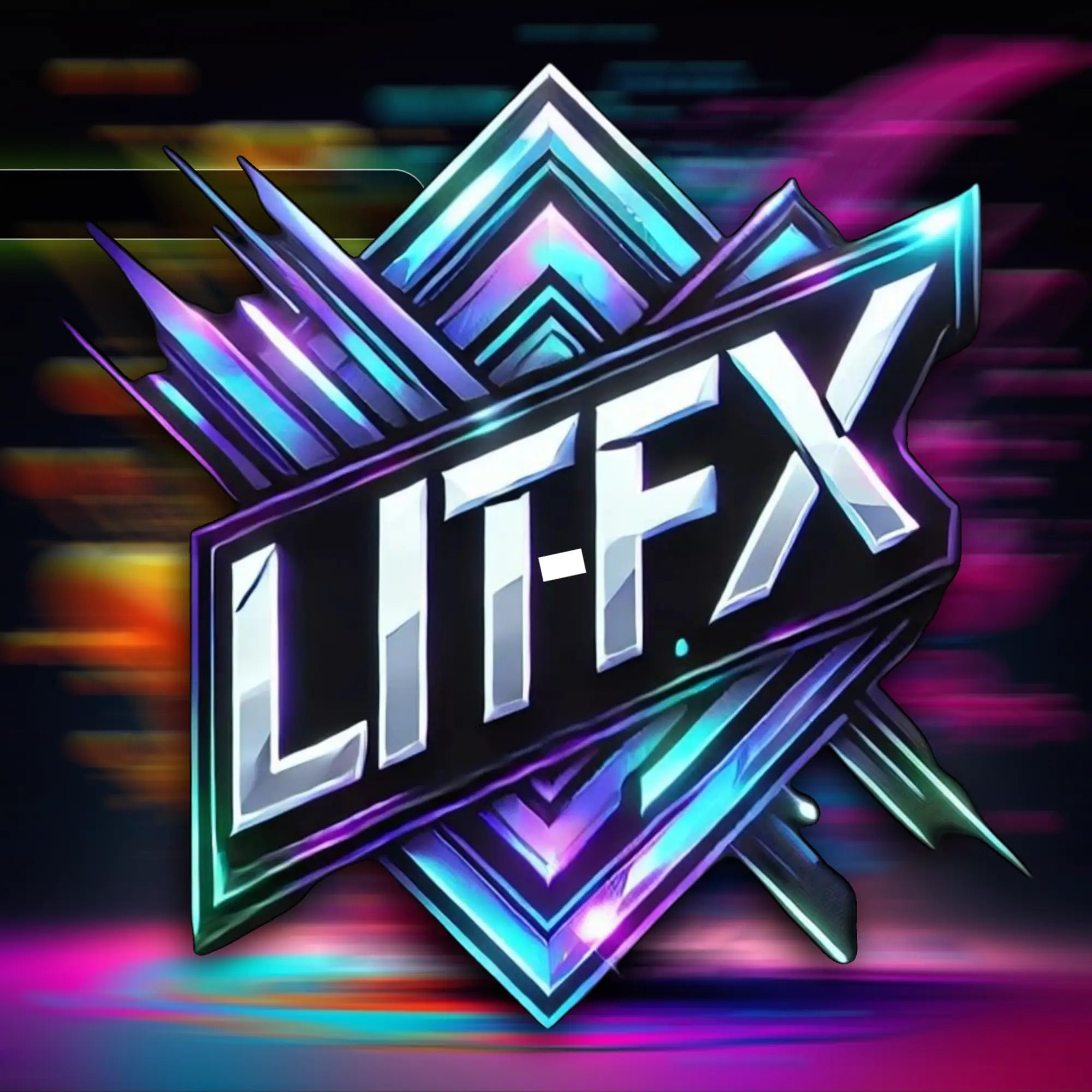 Representative Lit FX custom LED speaker-ring lighting for a made-to-order four-ring kit; final fitment is built for confirmed Kicker speakers and DS18 sound bar.