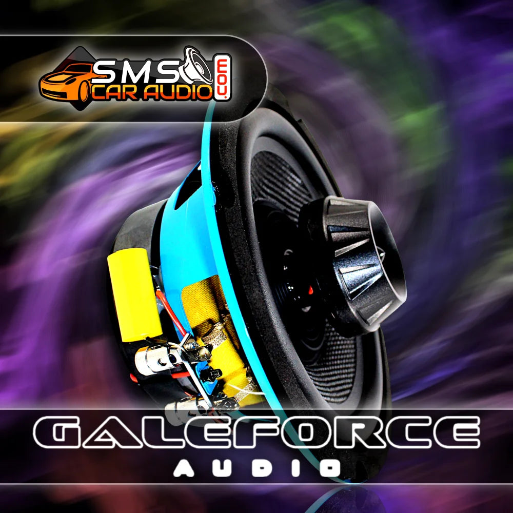Galeforce F1 8 Inch Pro Audio Marine Coaxial Speaker Pair