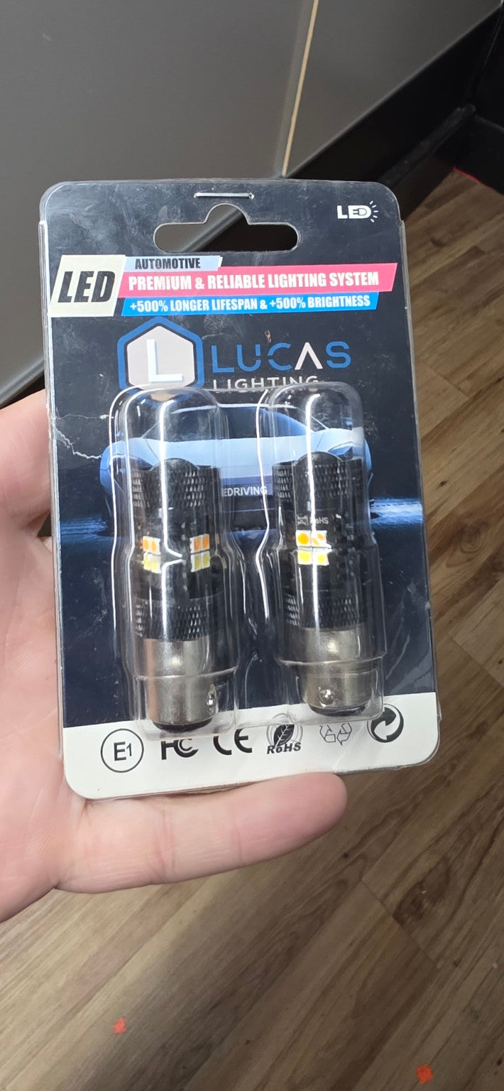 Lucas Lighting L-1157SB switchback 1157 LED bulb pair