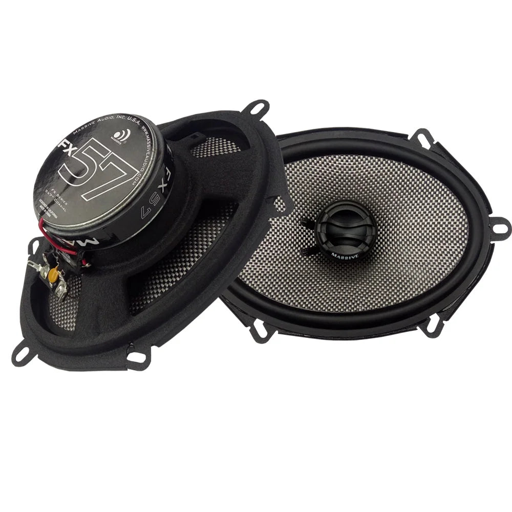 Massive Audio Fx Series 5x7 Inch Coaxial Speaker Pair