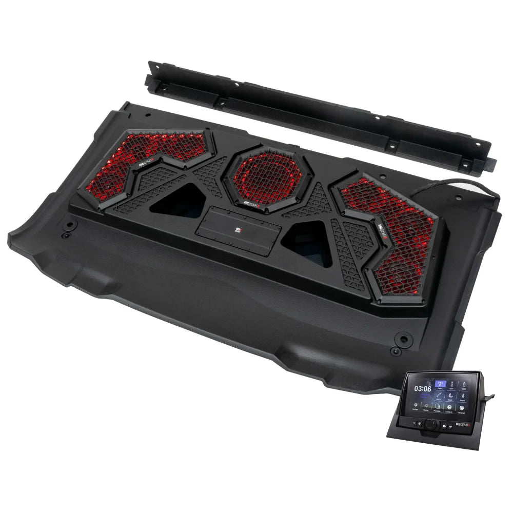 Mbqrg2-s7r 500 Watt 7 Speaker Polaris Ranger Audio Roof