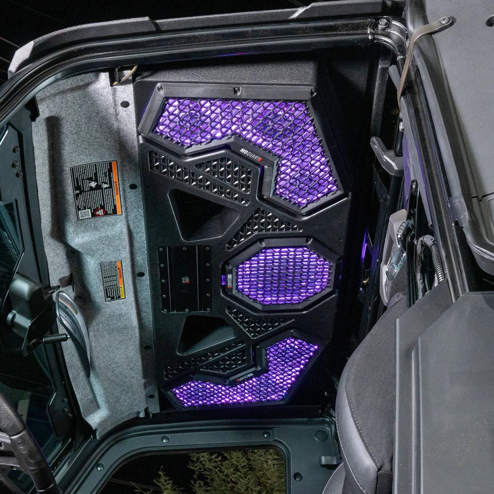 Mbqrg2-s7r 500 Watt 7 Speaker Polaris Ranger Audio Roof