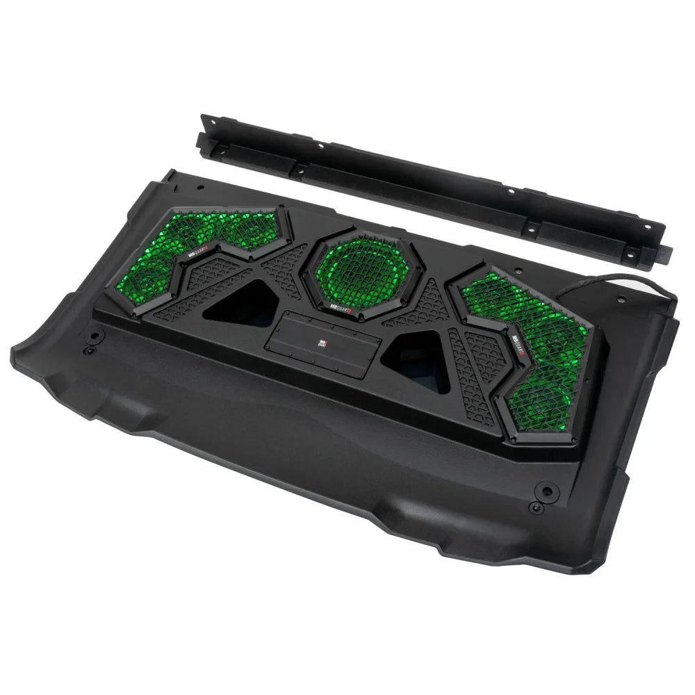 Mbqrg2-s7r 500 Watt 7 Speaker Polaris Ranger Audio Roof