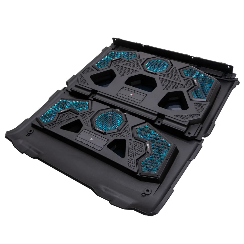Mbqrg4-s14r 1000 Watt 14 Speaker Polaris Ranger Audio Roof