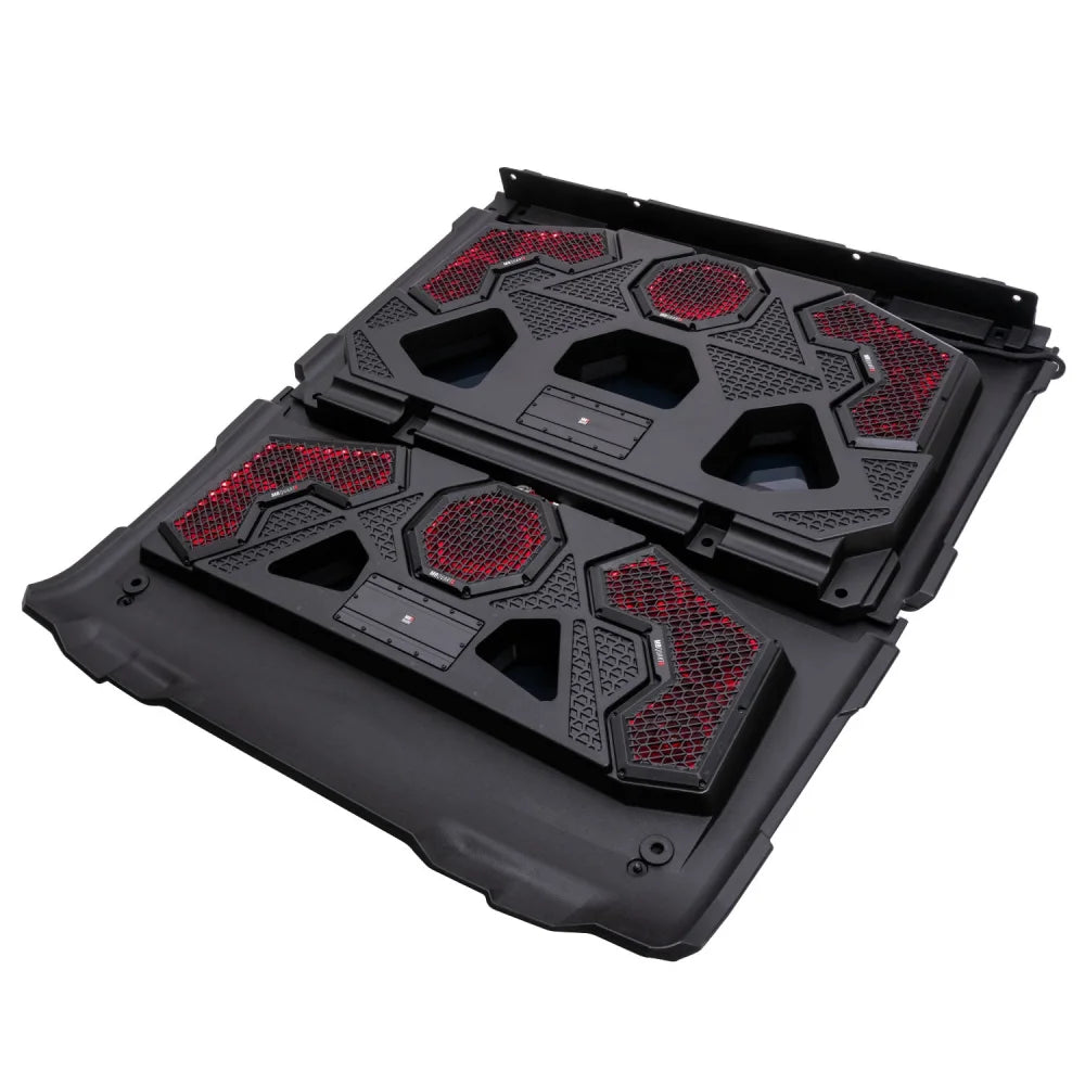 Mbqrg4-s14r 1000 Watt 14 Speaker Polaris Ranger Audio Roof