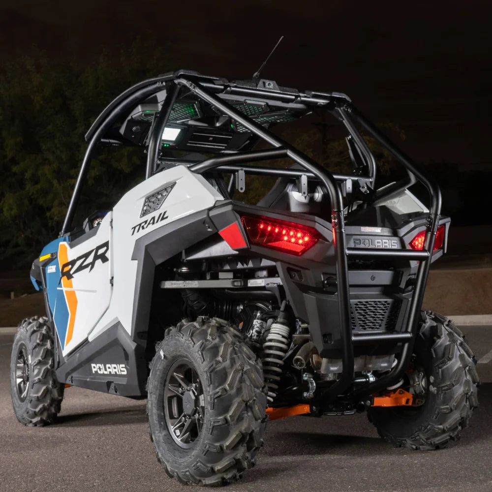 Mbqrt2-s7r 500 Watt 7 Speaker Polaris Rzr Trail Audio Roof