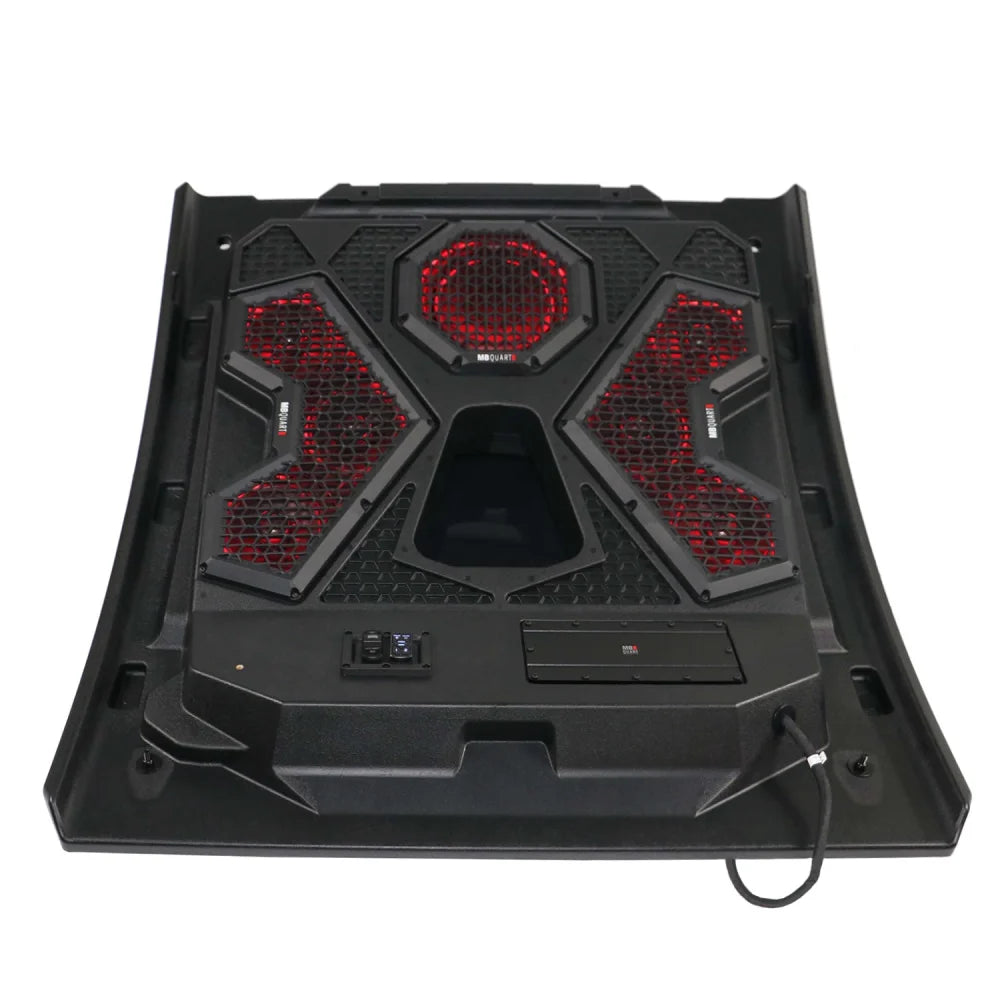 Mbqrt2-s7rrc 500 Watt 7 Speaker Polaris Rzr Trail Audio