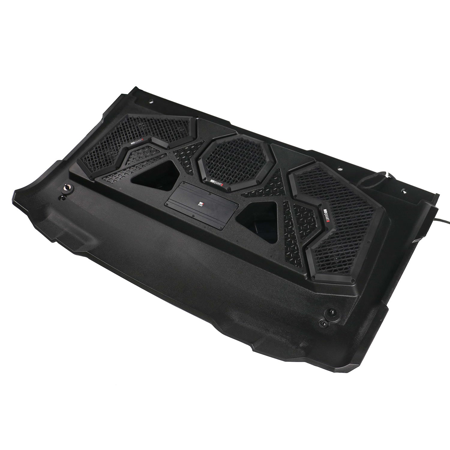 MBQRG2-S6R 500 Watt 6 Speaker Polaris RANGER Audio Roof with 3.5 Inch LCD Source Unit