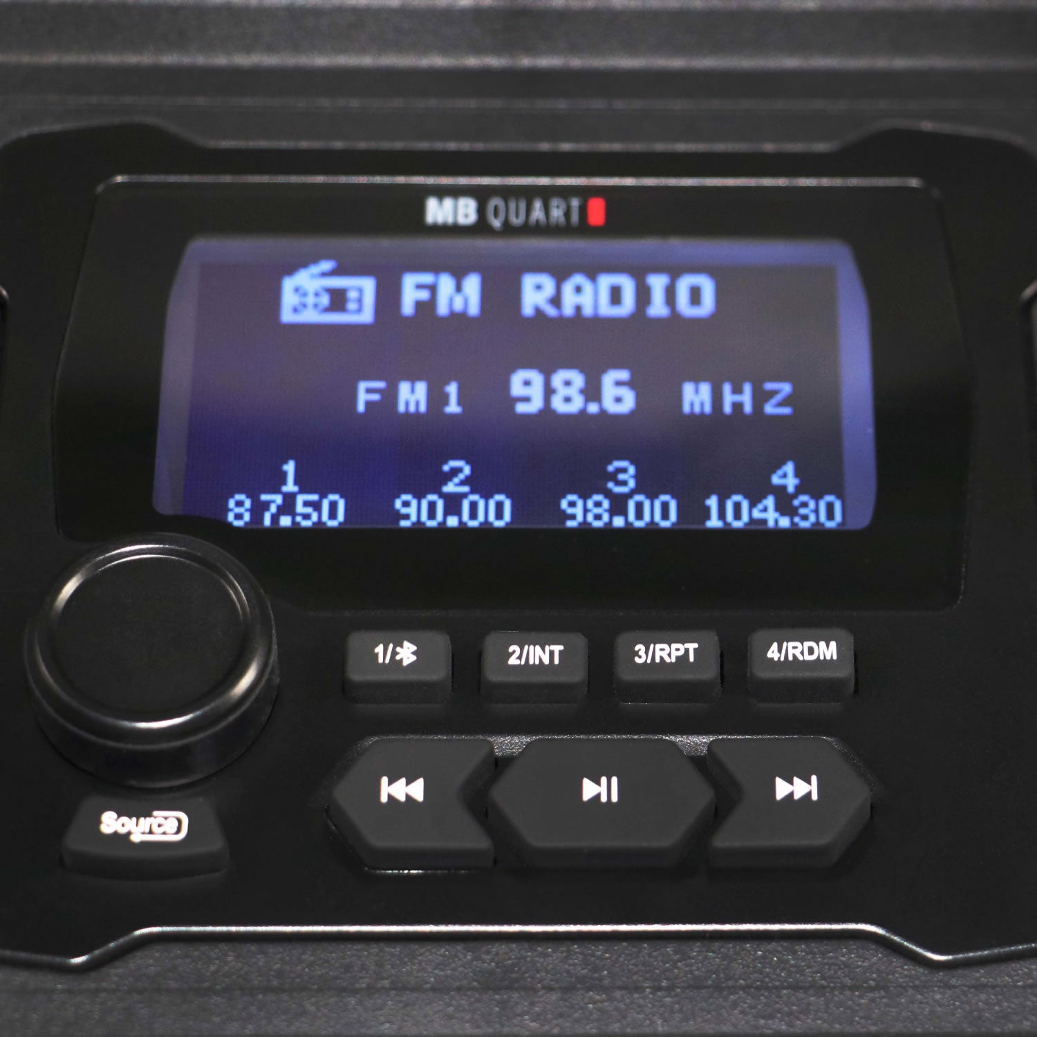 MBQRT2-S6R 500 Watt 6 Speaker Polaris RZR Trail Audio Roof with 3.5 Inch LCD Source Unit