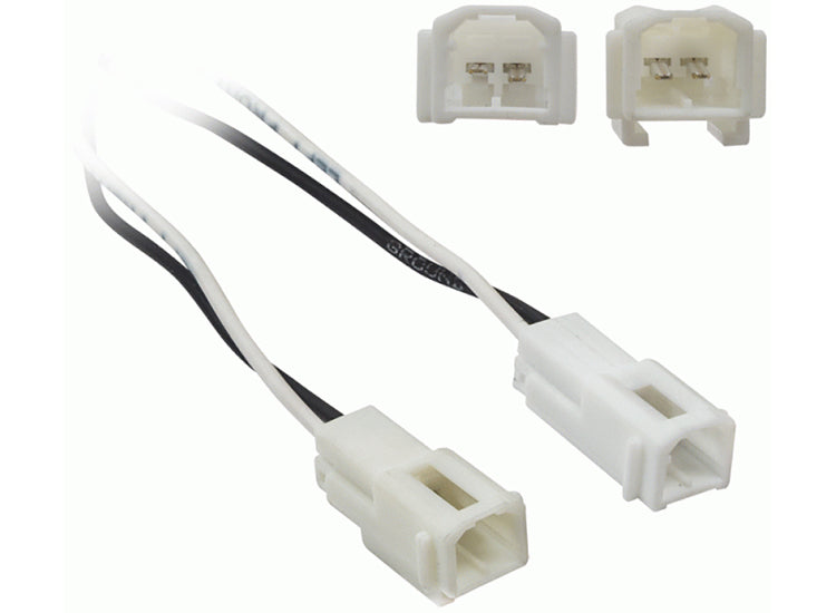 Metra 72-7902 speaker wire plug pair for select Jeep Chrysler Dodge Mazda and Hyundai vehicles