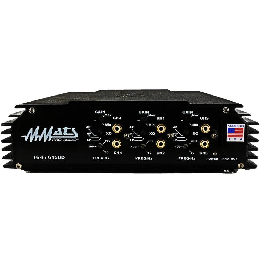 Mmats Hifi-6150d: 6-channel Amp Made In The Usa 🇺🇸