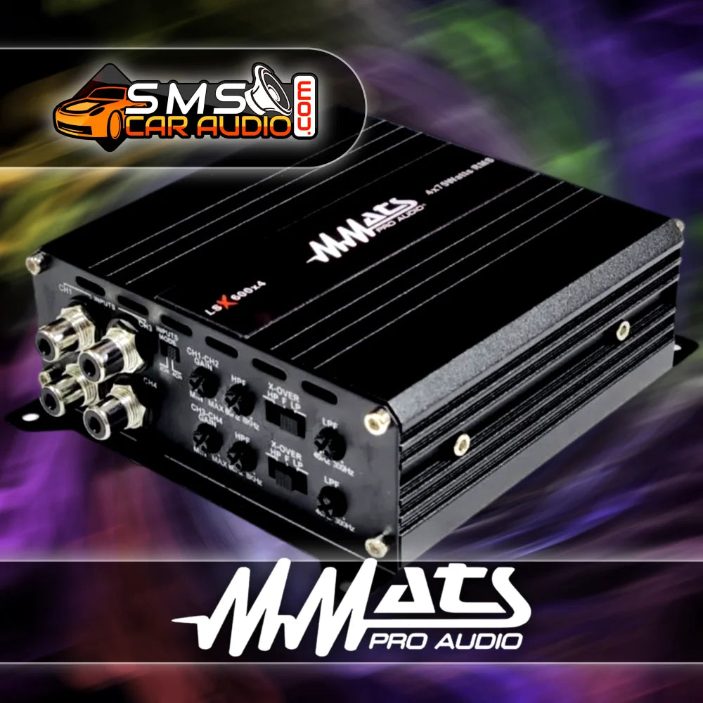 Mmats Lsx 600x4 4 Channel Motorcycle Amplifier