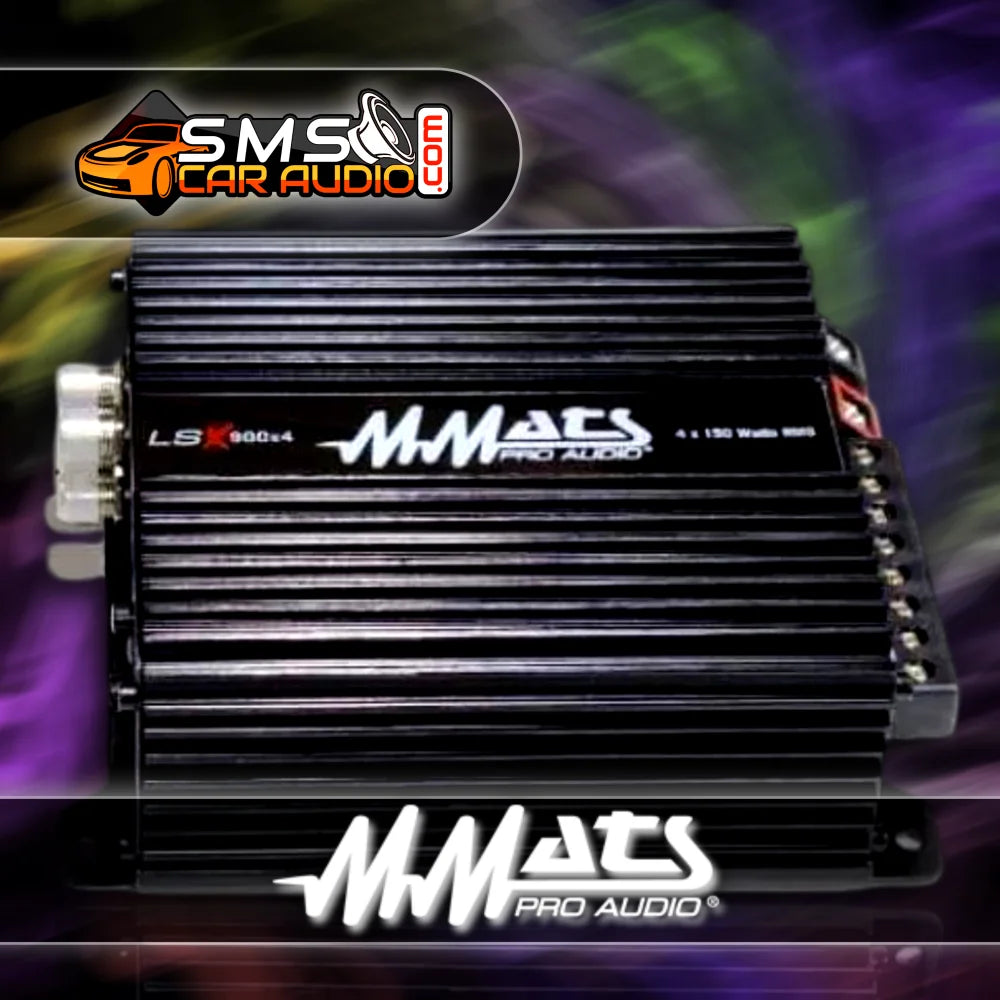 Mmats Lsx 900.4 4 Channel Compact Motorcycle Amplifier