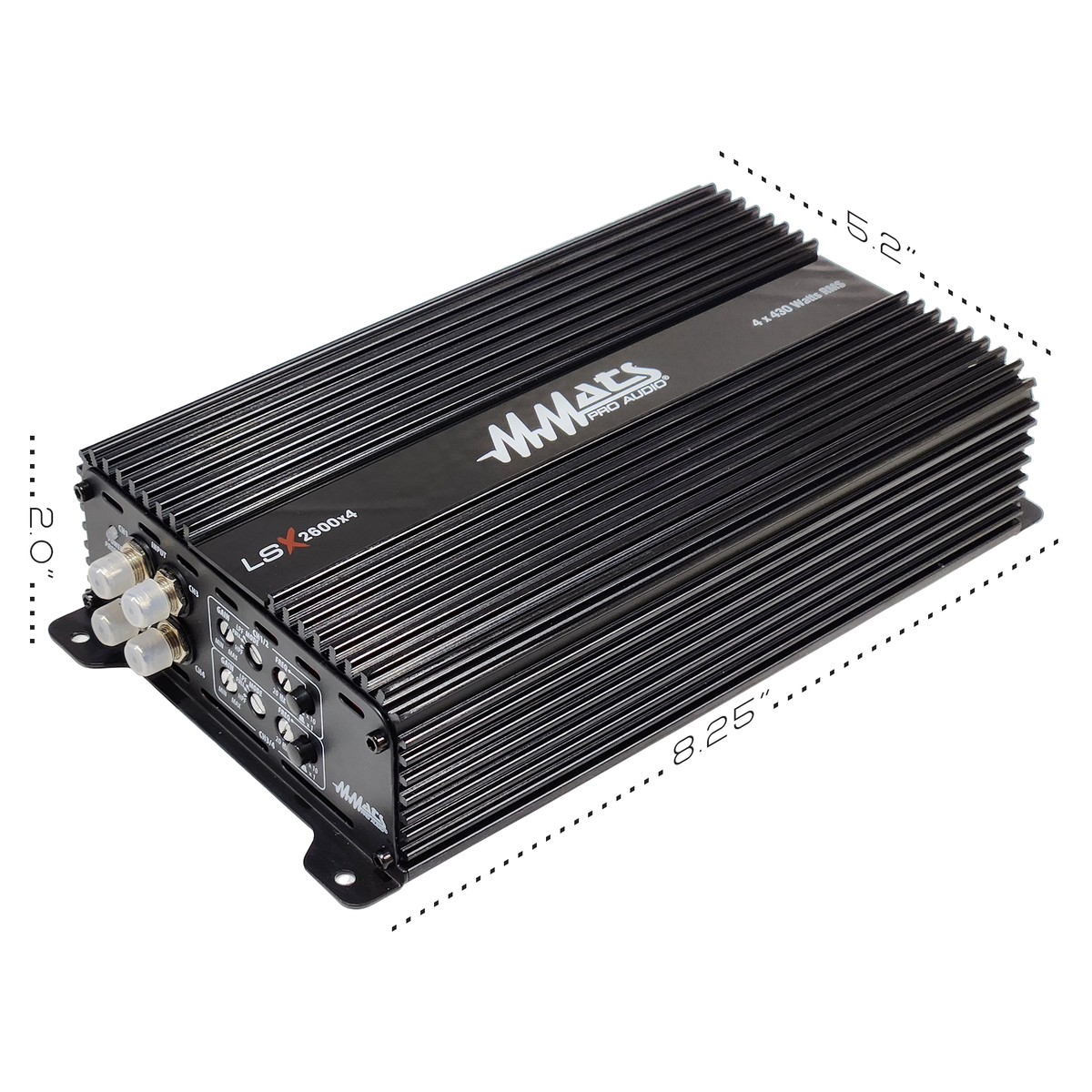 MMATS Pro Audio LSX2600x4 amplifier