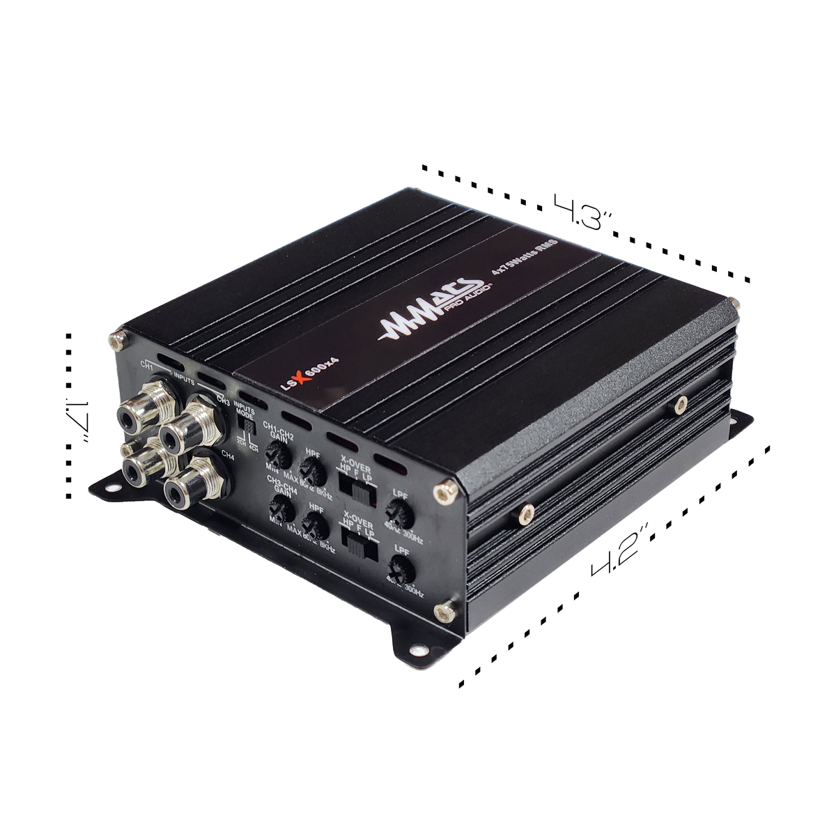 MMATS Pro Audio LSX600x4 amplifier