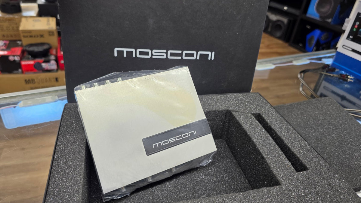 Refurbished Mosconi DSP 6to8 Aerospace digital signal processor with original box