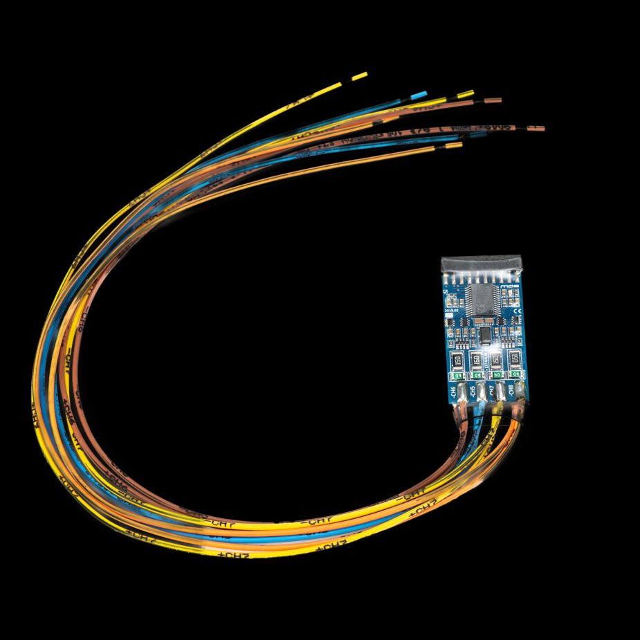 Mosconi EXT4HLIN input extension card and wiring harness