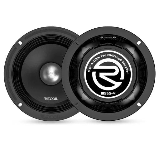 Ms65-4p 6.5-inch Midrange Pro Audio Car Speakers 600 Watts