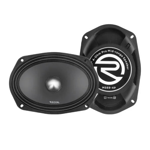 Recoil Ms69-4p 6x9-inch Midrange Pro Audio Car Speakers 4