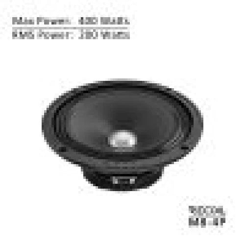 Ms8-4p 8-inch Midrange Pro Audio Car Speakers 800 Watts Max