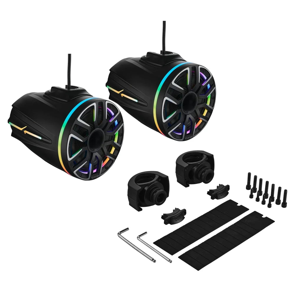 Nvy 8” Marine Tower Speaker with Neodymium Magnet Kevlar