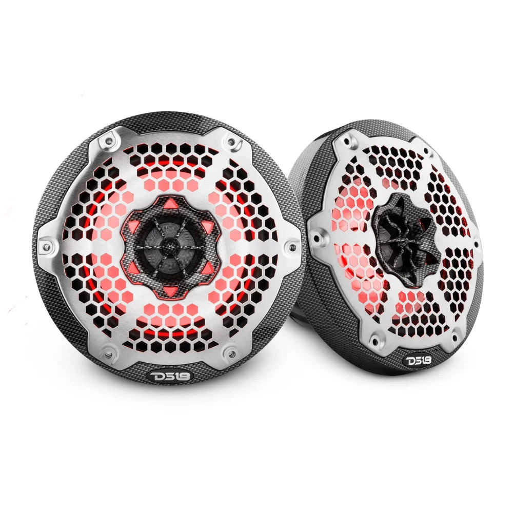 Nxl 6.5’’ 2-way Coaxial Marine Speaker with Led Rgb