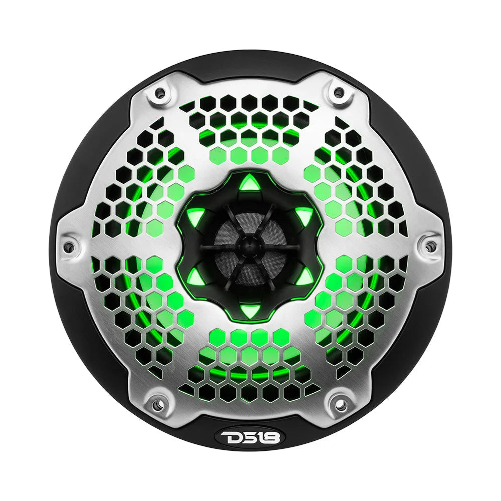 Nxl 6.5’’ 2-way Coaxial Marine Speaker with Led Rgb