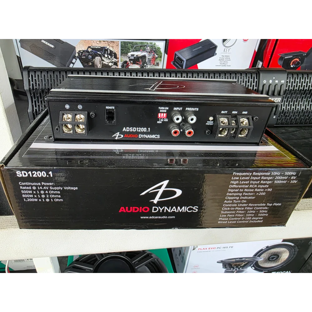 (open Box) Audio Dynamics 1200.1 V1 Amp Discontinued - Sms