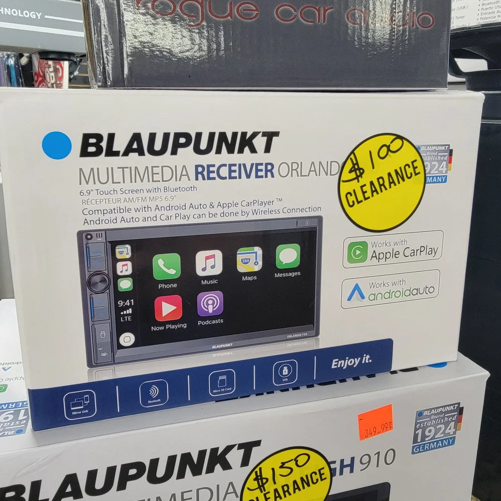 (open Box) Blaupunkt Orlando 750 6.9’ Touch Screen Radio