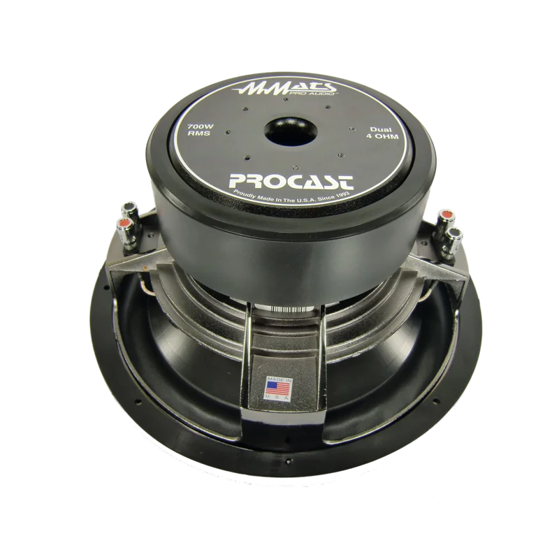 (open Box) Mmats Pro Cast 10’’ Dvc 4 Ohm Subwoofer 700