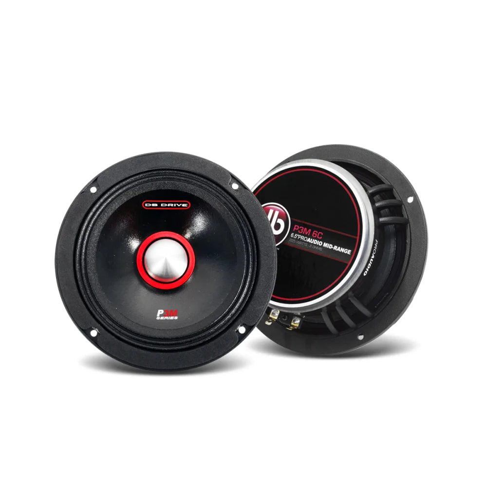P3m 6c: 6.5’’ Shallow Mount Pro Audio Midrange - Sms Car