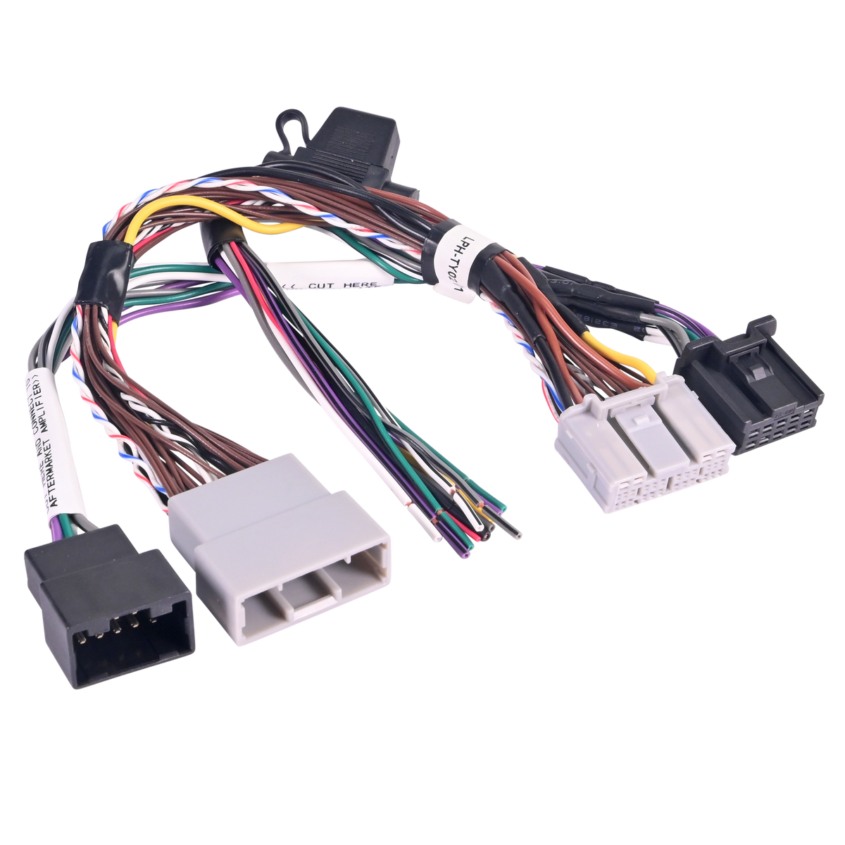 PAC LPHTY02 Toyota non-amplified integration harness connector view